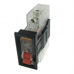 AC 230V 400V 32A 1P Transparent Miniature Circuit Breaker with Mounting Bracket