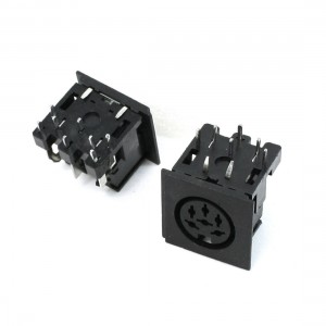 2 Pcs Computer Replacement S-video DIN 6 Mini Pin Female Sockets