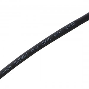 4mm Dia. Heat Shrinkable Tube Shrink Tubing 6M 19.7ft Black