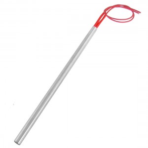 11.2" Red Wire Cartridge Heater 110V 600W 11mm x 240mm