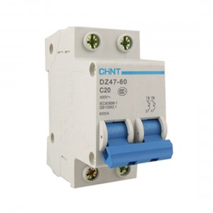 6000A Breaking Capacity 2P Mini Circuit Breaker AC 400V Mkduu