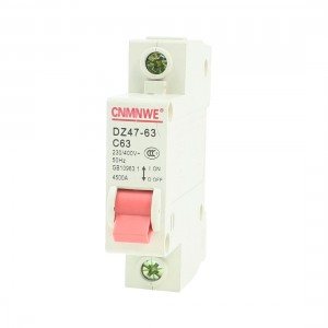AC 230/400V 63A 1-Pole Overload Protection MCB Miniature Circuit Breaker