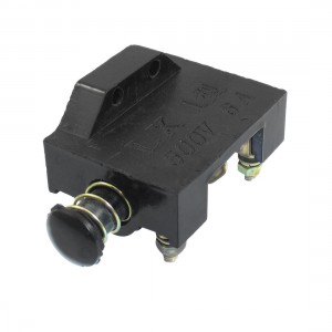 Screw Terminals Button Momentary Actuator Limit Switch Black LX-1