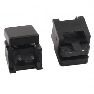 5pcs Momentary Tact Tactile Push Button Switch Right Angle 12x12x9mm w Black Cap