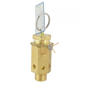 19/32" Dia Thread -5-120C 8MPa Metal Brass Air Pressure Relief Valve