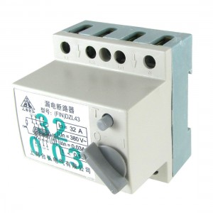 AC 380V 32A 4P Switch Type ELCB Earth Leakage Circuit Breaker