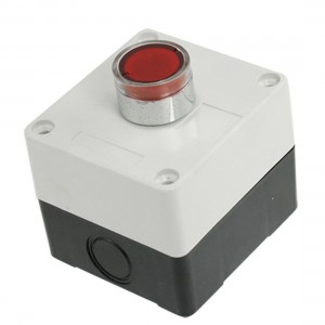 AC 110V Red Signal Lamp Momentary Push Button Switch Station NC Normally Close