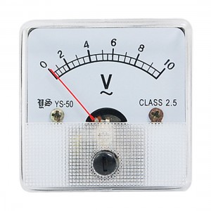 YS-50 AC 0-10V Analogue Needle Panel Meter Voltmeter