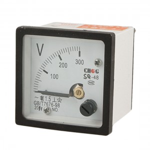 SQ48 Type 0-300V AC Voltage Measuring Panel Voltmeter