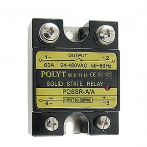 AC to AC Single Phase Solid State Relay SSR 60A 80-380V AC / 24-480V AC