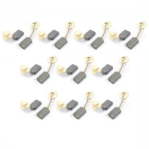 10 Pairs 5/8" x 7/16" x 11/64" Motor Carbon Brushes for Electrical Tool