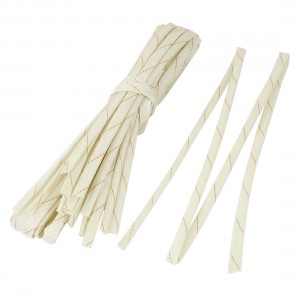 10 Pcs 80cm 8mm Dia. PVC Fiberglass Insulating Sleeving Sleeve