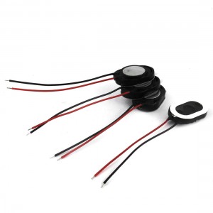 4 Pcs 1W 8 Ohm Dual Wire Connecting Oval Magnet Speaker for Phone Tablet PC