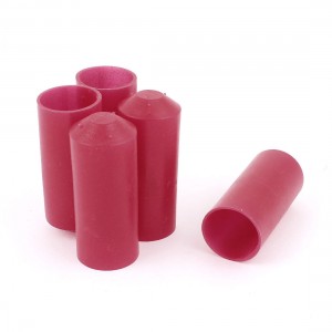 5Pcs 23mm 2:1 Red PE Heat Shrink End Cap Tube Wire Endcap Cover
