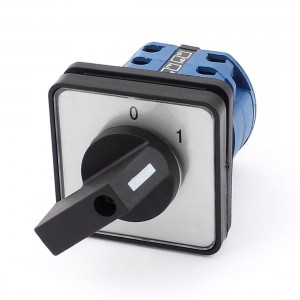 660V 20A 8 Terminals 2 Positions 2Pole Rotary Selector Cam Changeover Switch