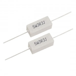 10x Axial Ceramic Cement Resistors 3.3 Ohm 5W Watt 3R3 5%