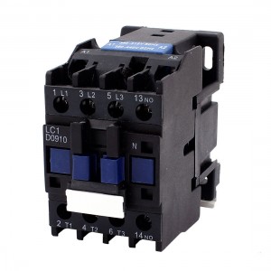 LC1 D 0910 Ui 690V Ith 25A 3 Phase 1NO Normal Open AC Contactor Starter Relay