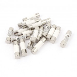 20 Pcs RO15 RT18 RT14 Ceramic Cylindrical Tube Fuse 2A 380V 10x38mm