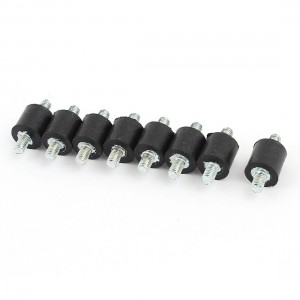 8pcs 3/8" x 3/8" Rubber Vibration Isolator Mounts M3 x 5mm