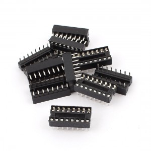 10 Pcs 2 54mm Pitch 2 Row 16 Pins Soldering DIP IC Chip Socket Adaptor