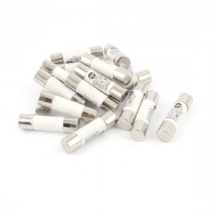 20 Pcs RO15 RT18 RT14 Ceramic Cylindrical Tube Fuse 1A 380V 10x38mm