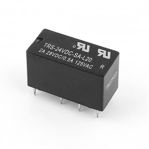 DC 24V Coil 8 Pins DPDT Electrical Breakboard Power Relay Black