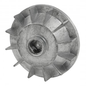 Sander Replacement 12 Vanes 68mm Dia Silver Tone Metal Motor Blade