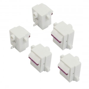 5 Pcs Purple White 2 Pin SPST On/Off Rocker Switch AC 125V/13A 250V/10A