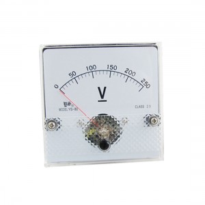 Class 2.5 Accuracy DC 250V Analog Panel Meter Voltmeter