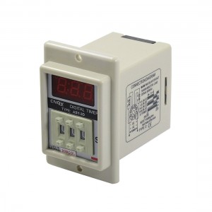 AC/DC 36V 8 Pin 0.1-99.9 Second Digital Timer Time Delay Relay Beige ASY-3D