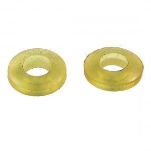 10 Pcs 16mm Dia Bore Yellow Polyurethan PU Driveshaft Coupler Damper
