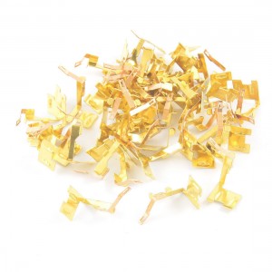 50 Pcs F500-0.11A Gold Tone Carbon Brush Holder for F500 Motor Cizzf