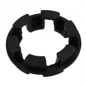 78mm x 112mm x 23mm Rubber Shaft Coupling Spider Insert Black