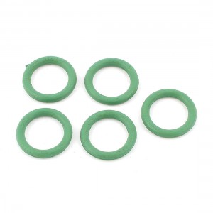 5 Pcs Rubber 20mm x 15mm x 2.5mm Oil Seal O Rings Gaskets Washers Green
