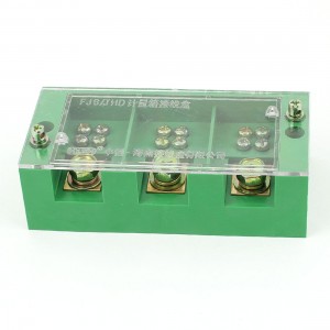 660V 30A 3Phase Power Distribution Block Terminal Junction Box for 6 Meters