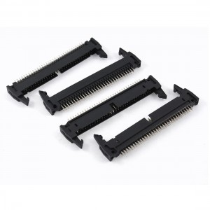 Double Rows 2 54mm 64PINS Latching Straight IDC Pin Headers Connector 4pcs
