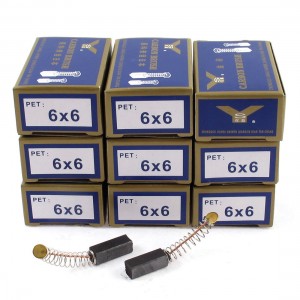 10 Pairs Power Tool Carbon Motor Brushes Spare Part 18 x 6 x 6mm