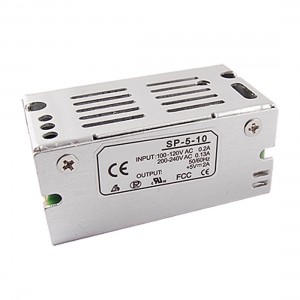 AC 110/220V 5V 2A 10W Metal Switching Power Supply Adapter for LED Strip Light