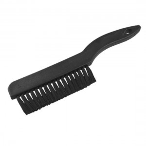 12cm x 3.5cm Black Single Row Anti-static Static Away Brush
