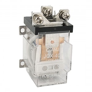 JQX-40F 40A DC 12V Coil Power Relay SPDT Screw Mount