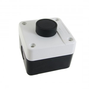 Plastic Encased Round Cap Momentary NO Push Button Switch Station