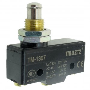 Panel Mount Plunger Actuator NO NC SPDT Micro Limit Switch TM-1307