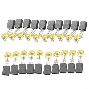 20 Pcs Spring 43/64" x 33/64" x 9/32" 999038 Carbon Brushes for HITACHI Motor