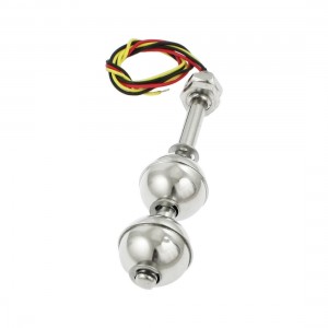 Liquid Level Sensor Dual Float Balls Stainless Steel Floating Switch