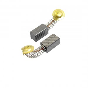 8Pcs Motor Carbon Brushes 33/64" x 19/64" x 15/64" for Hitachi 100 Angle Grinder