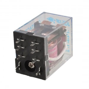 AC 220V Coil 10A 240VAC 28VDC Electromagnetic Relay JQX-13F2ZA 8 Pin DPDT
