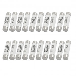 20 Pcs RO15 Series 500V 3A Cylinder Cap Ceramic Fast Blow Fuse Links 10x38mm