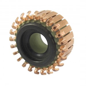 8mm x 21.5mm x 12mm 24P Copper Bars Alternator Electric Motor Commutator