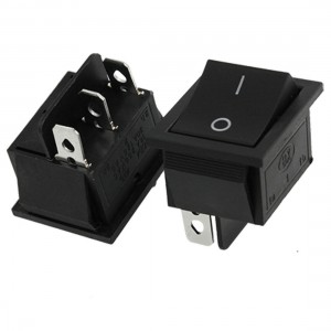 5pcs AC 16A/250V 20A/125V 3 Pin SPDT ON-Monentary ON Snap In Boat Rocker Switch