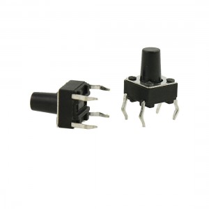 100 Pcs 6 x 6mm x 8.5mm PCB Momentary Tactile Tact Push Button Switch 4 Pin DIP